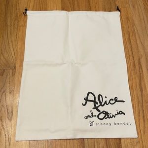 Alice and Olivia dust bag